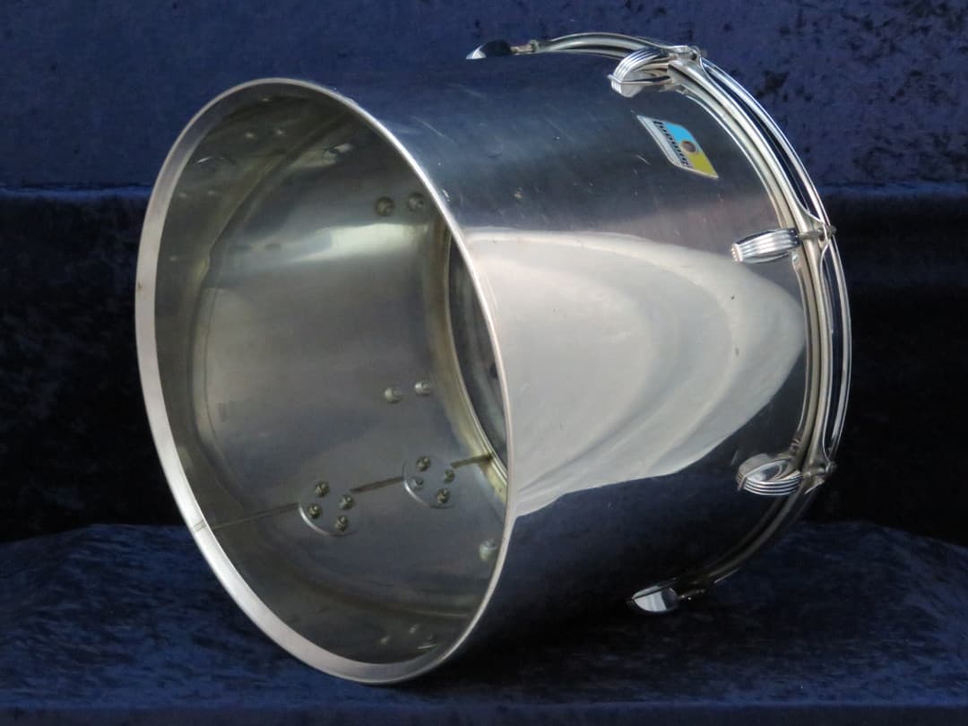 Ludwig Set of 3 14" 15" 16" Bonham Stainless Steel Tri/ Concert Toms Serial #1325365