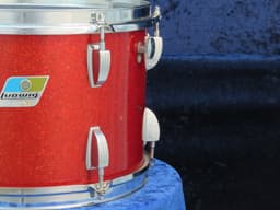 Ludwig 8 x 12 Sparkling Red Pearl Wood Tom Tom Serial #1228670 Ludwig 8 x 12 Sparkling Red Pearl Wood Tom Tom Serial #1228670