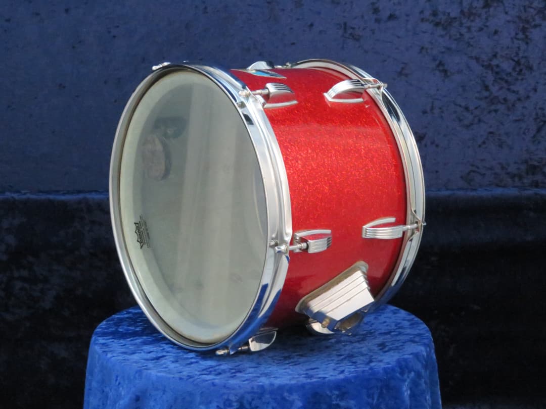 Ludwig 8 x 12 Sparkling Red Pearl Wood Tom Tom Serial #1228670