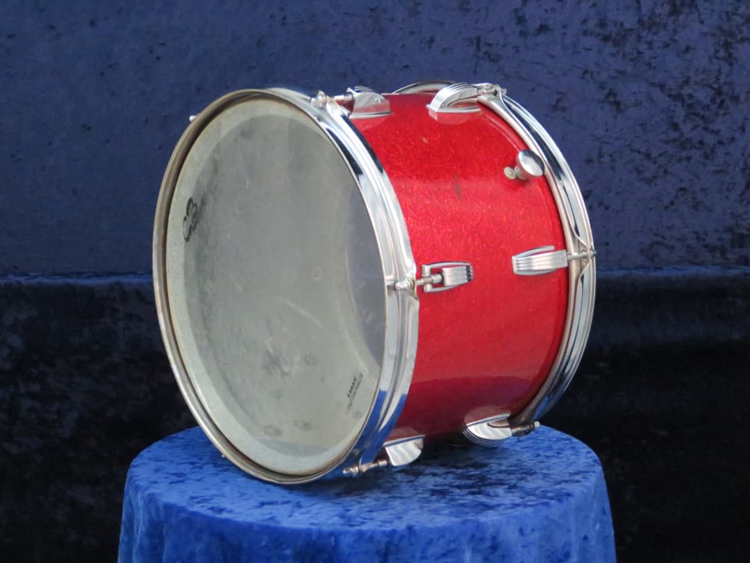 Ludwig 8 x 12 Sparkling Red Pearl Wood Tom Tom Serial #1228670