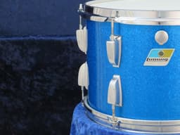 Ludwig 9 x 13 Sparkling Blue Pearl Wood Tom Tom Serial #1295621 Ludwig 9 x 13 Sparkling Blue Pearl Wood Tom Tom Serial #1295621