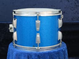 Ludwig 9 x 13 Sparkling Blue Pearl Wood Tom Tom Serial #1295621 Ludwig 9 x 13 Sparkling Blue Pearl Wood Tom Tom Serial #1295621