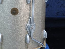 Gretsch Model 4417 14 x 14 Silver Sparkle Pearl Wood Floor Tom Serial #36198 Gretsch Model 4417 14 x 14 Silver Sparkle Pearl Wood Floor Tom Serial #36198