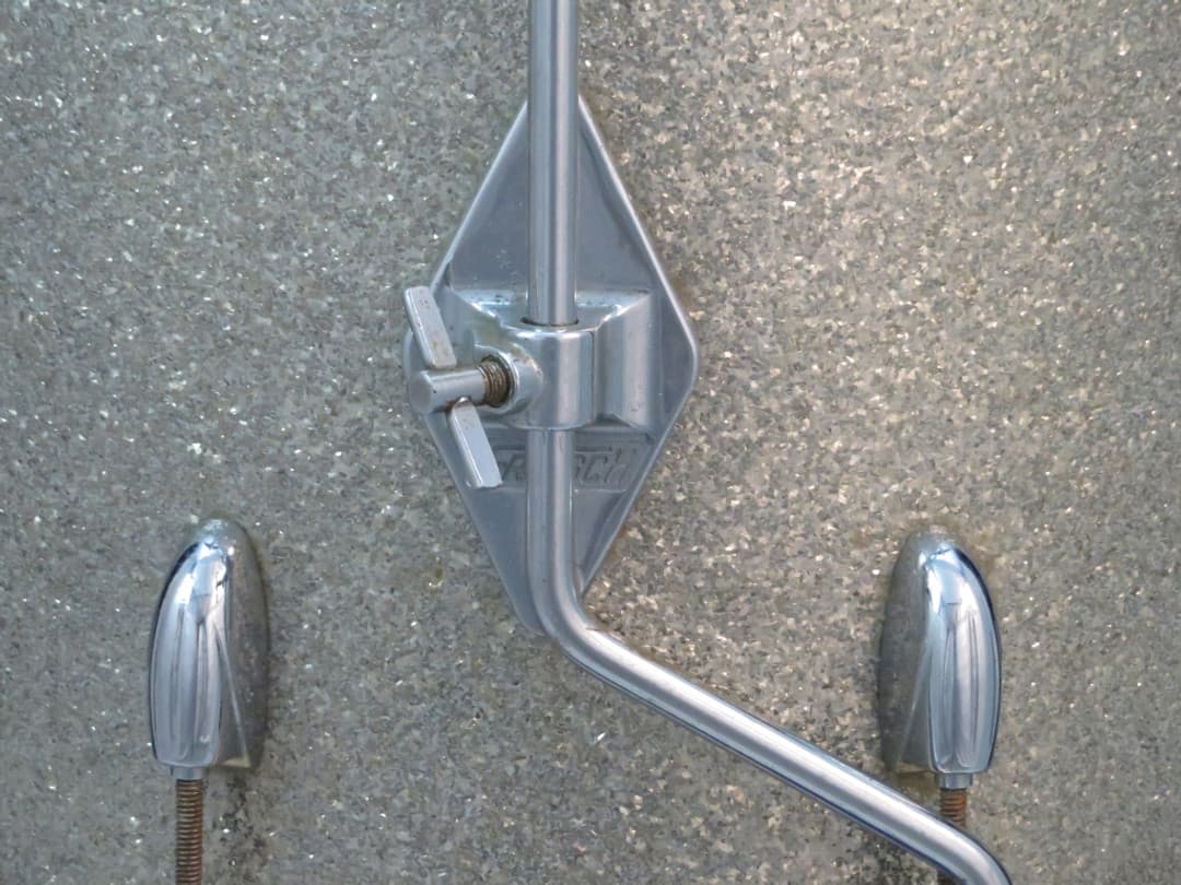 Gretsch Model 4417 14 x 14 Silver Sparkle Pearl Wood Floor Tom Serial #36198