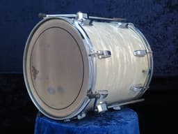 Ludwig 14 x 14 White Marine Pearl Wood Floor Tom 1970 Serial #796652 Ludwig 14 x 14 White Marine Pearl Wood Floor Tom 1970 Serial #796652