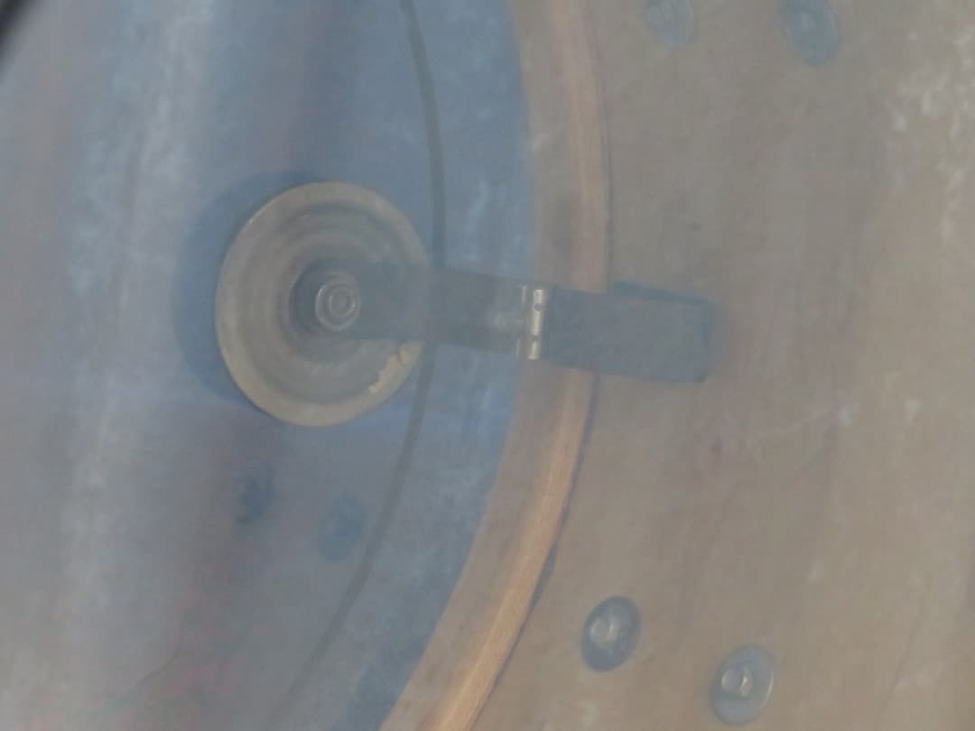 Ludwig 14 x 14 White Marine Pearl Wood Floor Tom 1970 Serial #796652