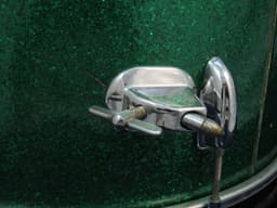 Slingerland 3 Piece Sparkling Green Pearl Wood Drum Set Serial #297390 Slingerland 3 Piece Sparkling Green Pearl Wood Drum Set Serial #297390