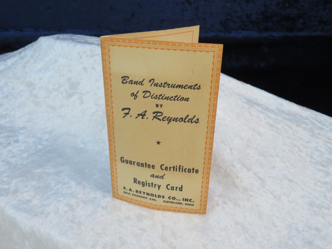 Reynolds Model B Two Tone Trumpet Serial #20265