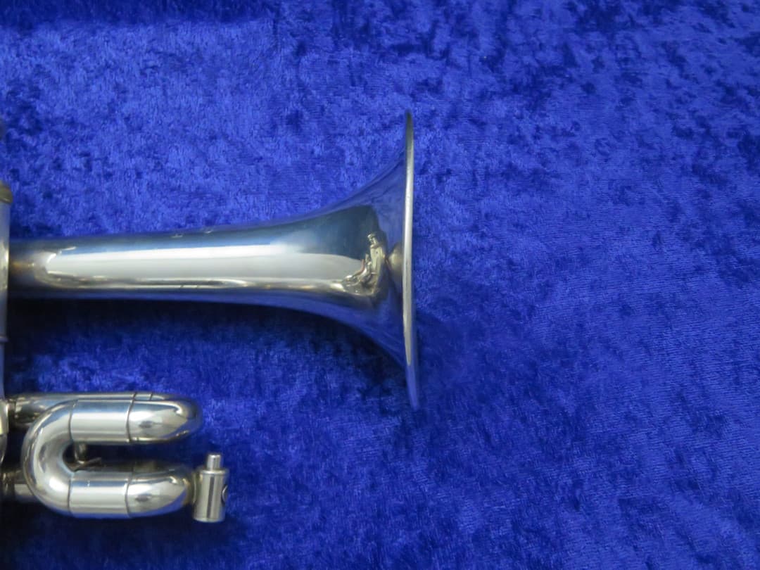 Getzen Eterna 4 Valve Silver Piccolo Trumpet Serial #P01935