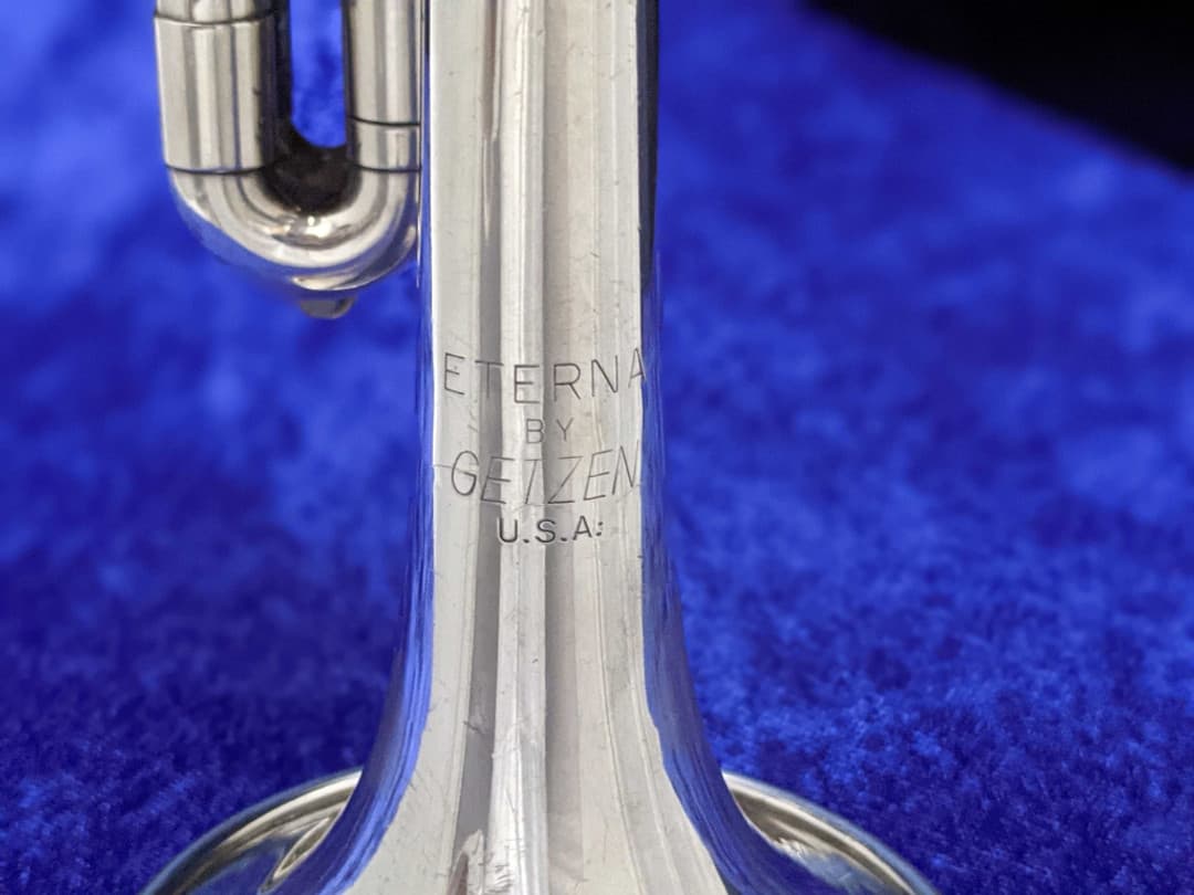 Getzen Eterna 4 Valve Silver Piccolo Trumpet Serial #P01935