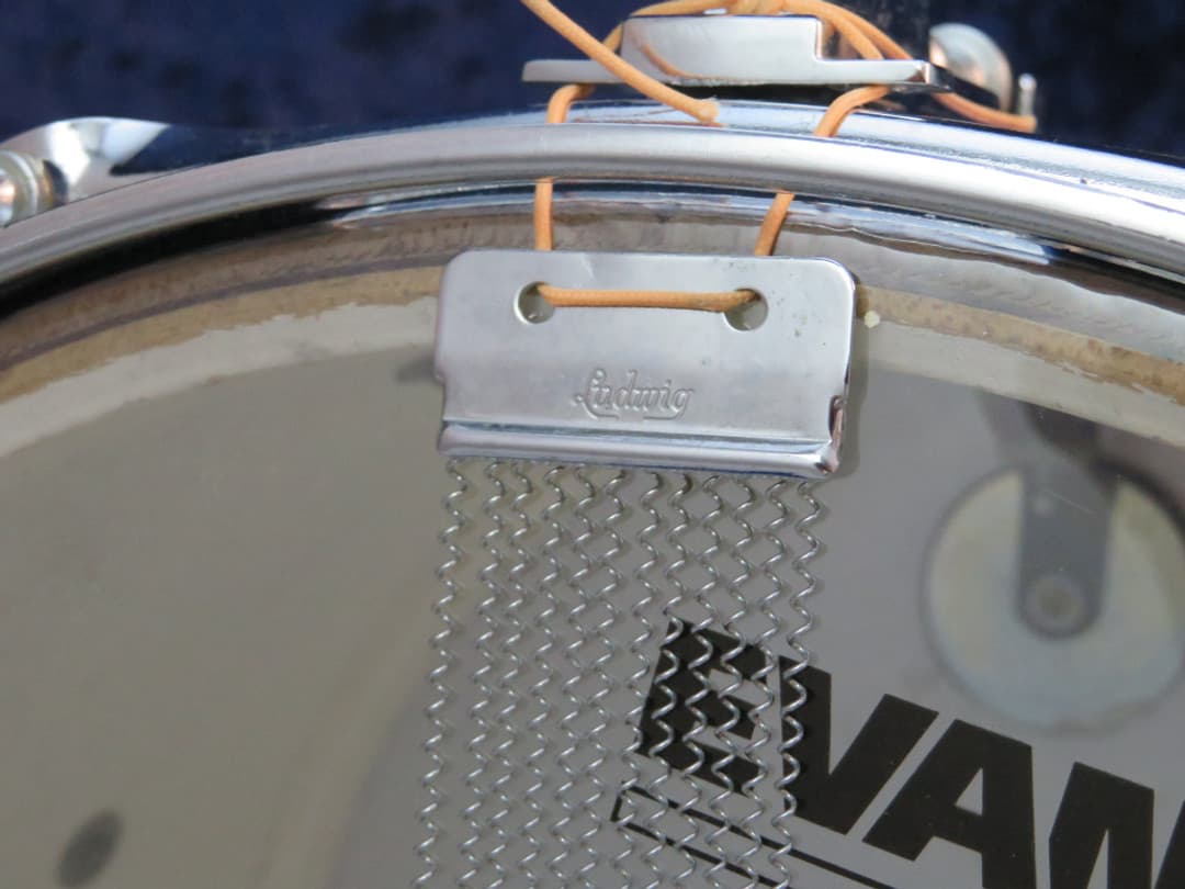 Ludwig Club Date 10 x 14 Sparkling Blue Pearl Wood Marching Snare Drum 1964 Serial #25789