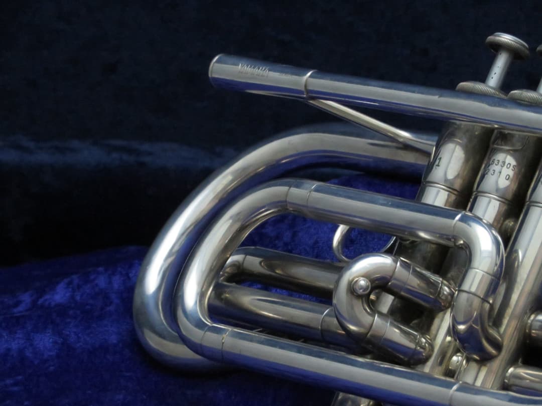 Yamaha YCR6330S Shepherd's Crook Silver Cornet Serial #202310