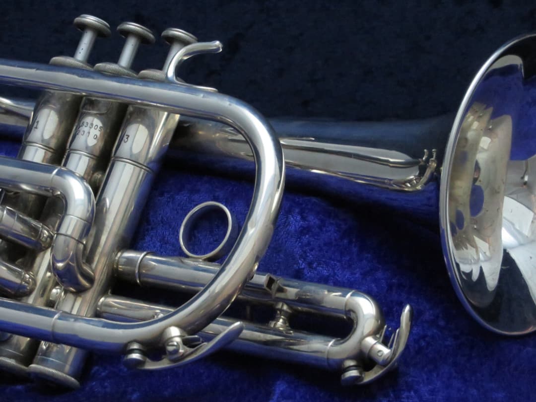 Yamaha YCR6330S Shepherd's Crook Silver Cornet Serial #202310