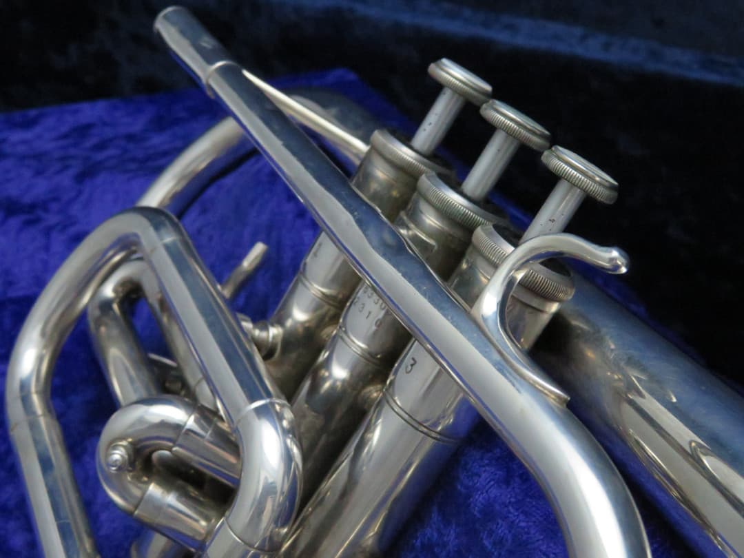 Yamaha YCR6330S Shepherd's Crook Silver Cornet Serial #202310