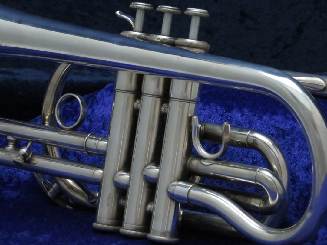 Yamaha YCR6330S Shepherd's Crook Silver Cornet Serial #202310