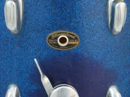 Slingerland Kick 10 x 14 Sparkling Blue Pearl Wood Marching Snare Drum Serial #8481 Slingerland Kick 10 x 14 Sparkling Blue Pearl Wood Marching Snare Drum Serial #8481