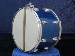 Slingerland Kick 10 x 14 Sparkling Blue Pearl Wood Marching Snare Drum Serial #8481 Slingerland Kick 10 x 14 Sparkling Blue Pearl Wood Marching Snare Drum Serial #8481