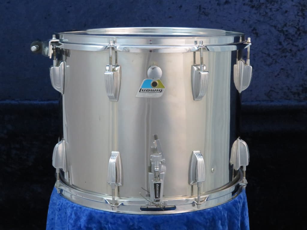 Ludwig Bonham 12 x 15 Stainless Steel Marching Snare Drum Serial #1920327