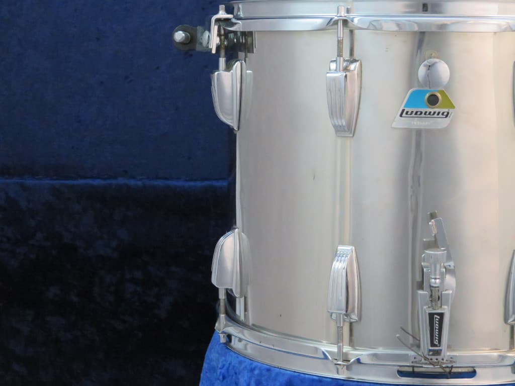 Ludwig Bonham 12 x 15 Stainless Steel Marching Snare Drum Serial #1920327
