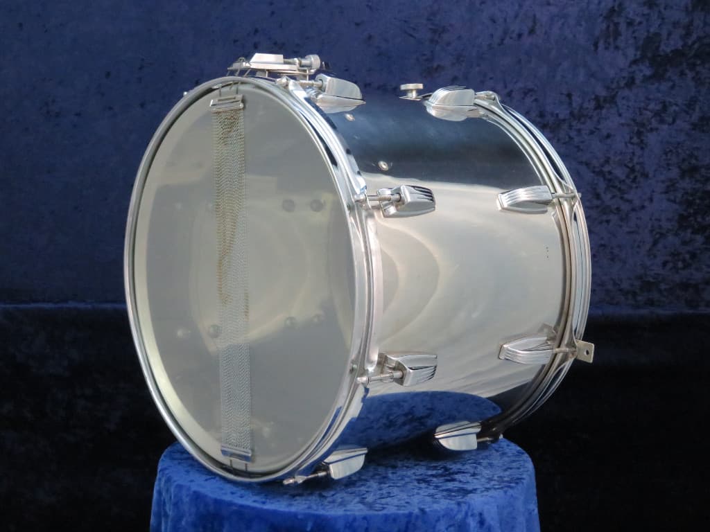 Ludwig Bonham 12 x 15 Stainless Steel Marching Snare Drum Serial #1920327
