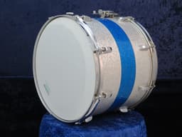 Ludwig 12 x 15 Sparkling Blue and Silver Pearl Wood Marching Snare Drum Serial #1248368 Ludwig 12 x 15 Sparkling Blue and Silver Pearl Wood Marching Snare Drum Serial #1248368