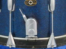 Slingerland 12 x 15 Sparkling Blue Pearl Wood Marching Snare Drum Serial #181329 Slingerland 12 x 15 Sparkling Blue Pearl Wood Marching Snare Drum Serial #181329
