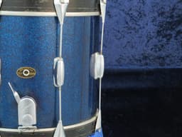Slingerland 12 x 15 Sparkling Blue Pearl Wood Marching Snare Drum Serial #181329 Slingerland 12 x 15 Sparkling Blue Pearl Wood Marching Snare Drum Serial #181329