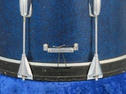 Slingerland 12 x 15 Sparkling Blue Pearl Wood Marching Snare Drum Serial #181329 Slingerland 12 x 15 Sparkling Blue Pearl Wood Marching Snare Drum Serial #181329