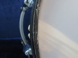 Slingerland 12 x 15 Sparkling Blue Pearl Wood Marching Snare Drum Serial #181329 Slingerland 12 x 15 Sparkling Blue Pearl Wood Marching Snare Drum Serial #181329