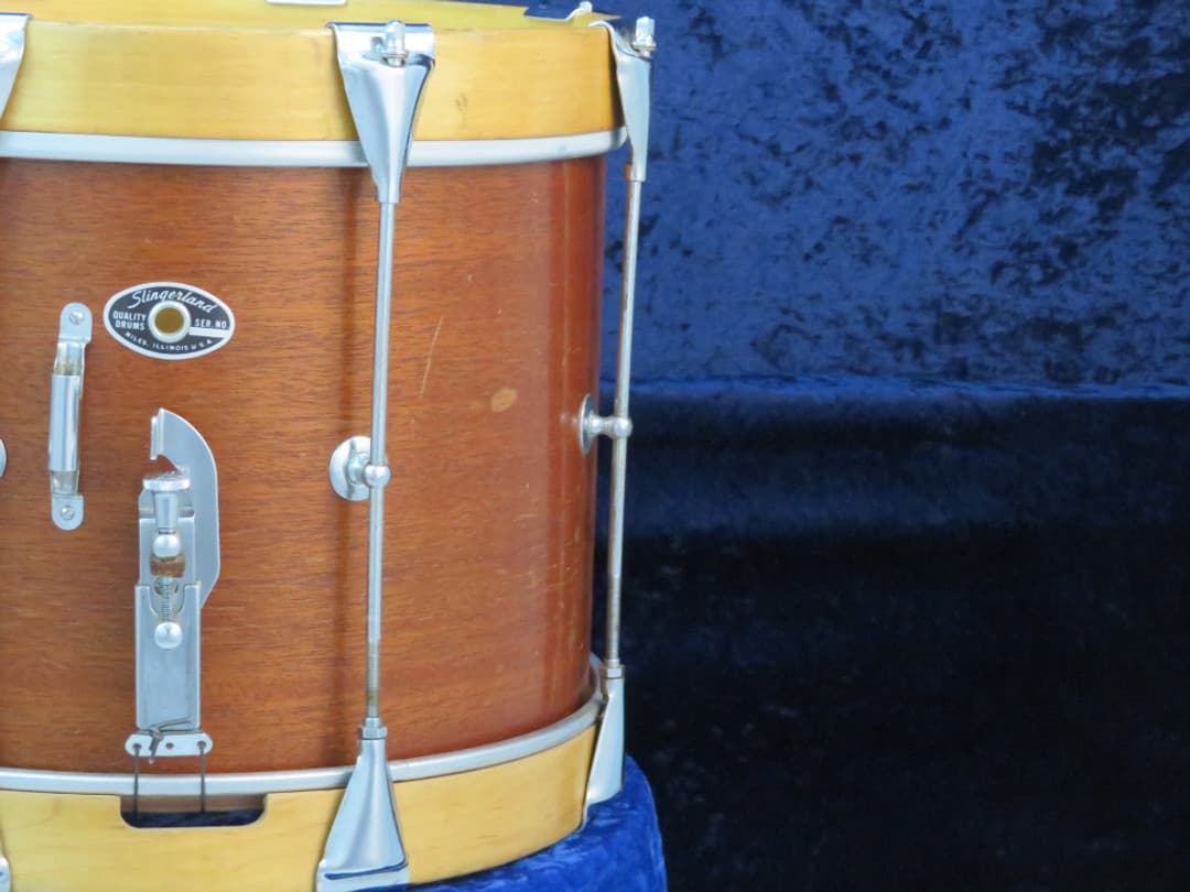 Slingerland 10 x 14 Mahogany Marching Snare Drum Serial #242008