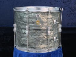 Ludwig 12 x 15 Sky Blue Marine Pearl Wood Tenor Drum Serial #49336 Ludwig 12 x 15 Sky Blue Marine Pearl Wood Tenor Drum Serial #49336