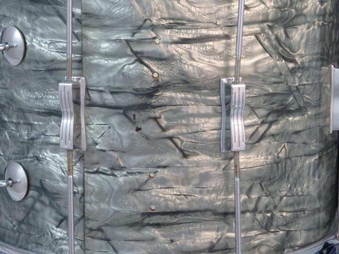 Ludwig 12 x 15 Sky Blue Marine Pearl Wood Tenor Drum Serial #49336