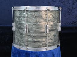 Ludwig 12 x 15 Sky Blue Marine Pearl Wood Tenor Drum Serial #49336 Ludwig 12 x 15 Sky Blue Marine Pearl Wood Tenor Drum Serial #49336