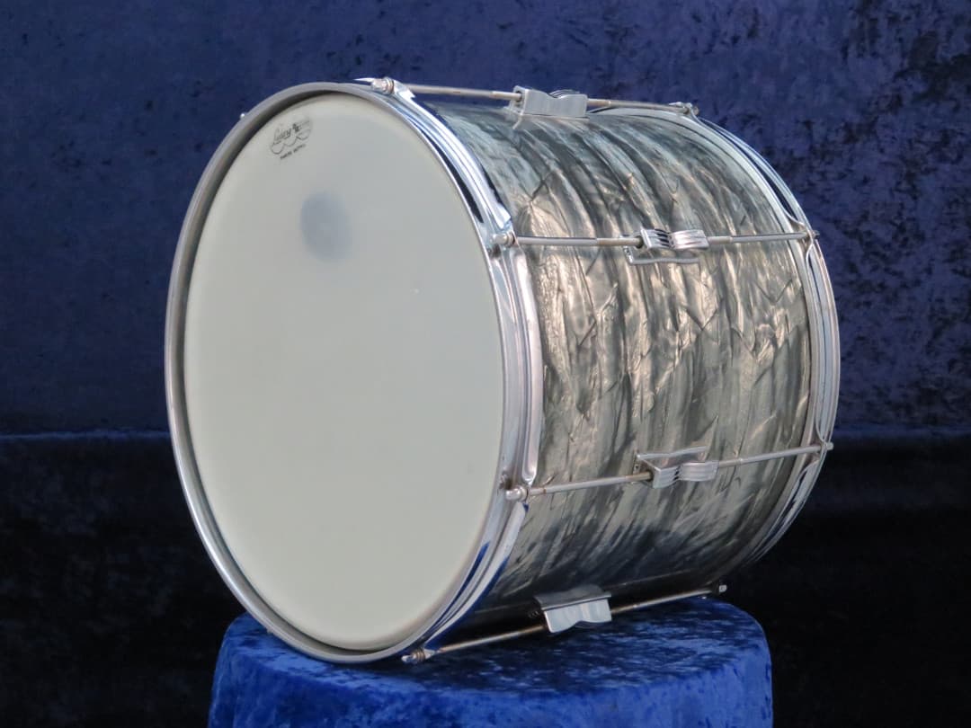 Ludwig 12 x 15 Sky Blue Marine Pearl Wood Tenor Drum Serial #49336