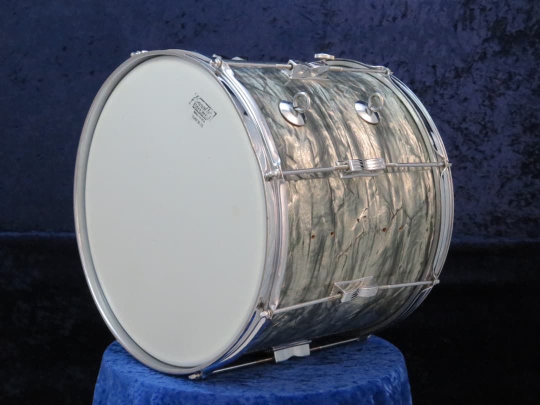 Ludwig 12 x 15 Sky Blue Marine Pearl Wood Tenor Drum Serial #49336