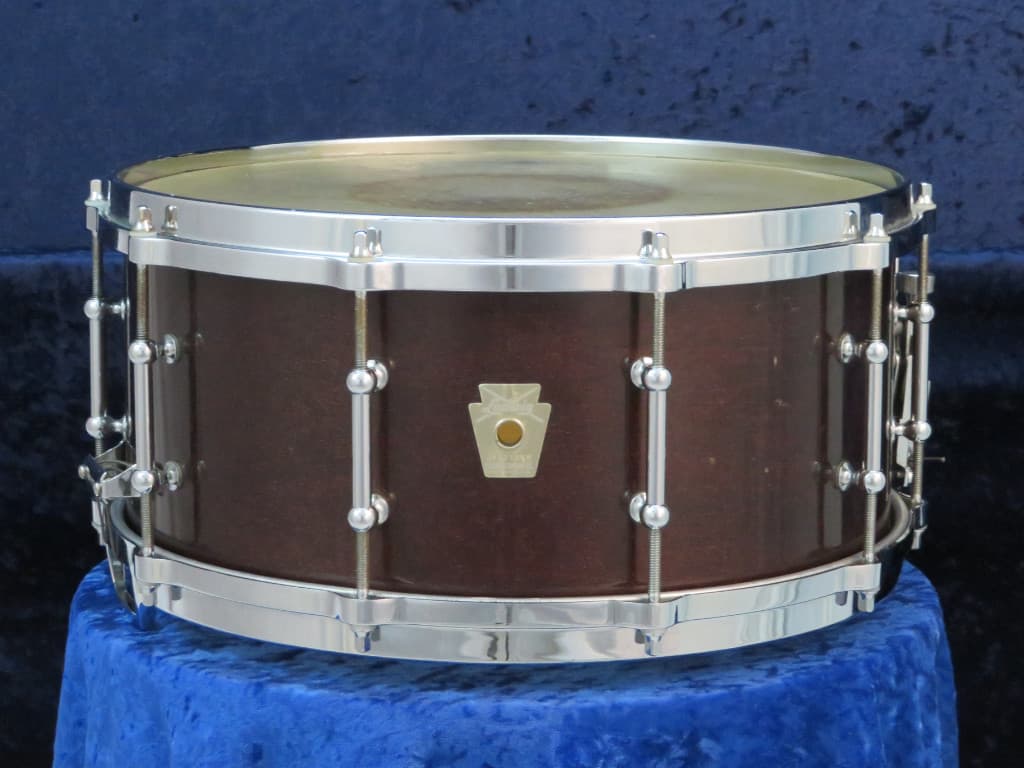 Ludwig 6.5 x 14 Mahogany Wood Snare Drum Serial #3386966 Ludwig 6.5 x 14 Mahogany Wood Snare Drum Serial #3386966