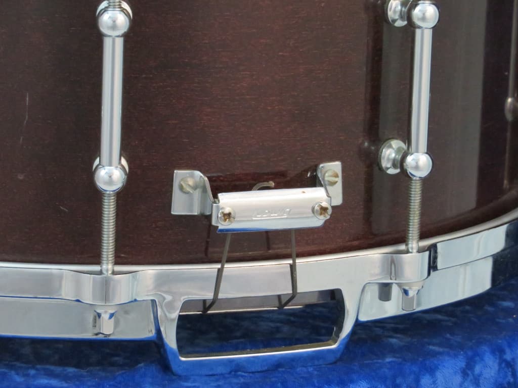 Ludwig 6.5 x 14 Mahogany Wood Snare Drum Serial #3386966