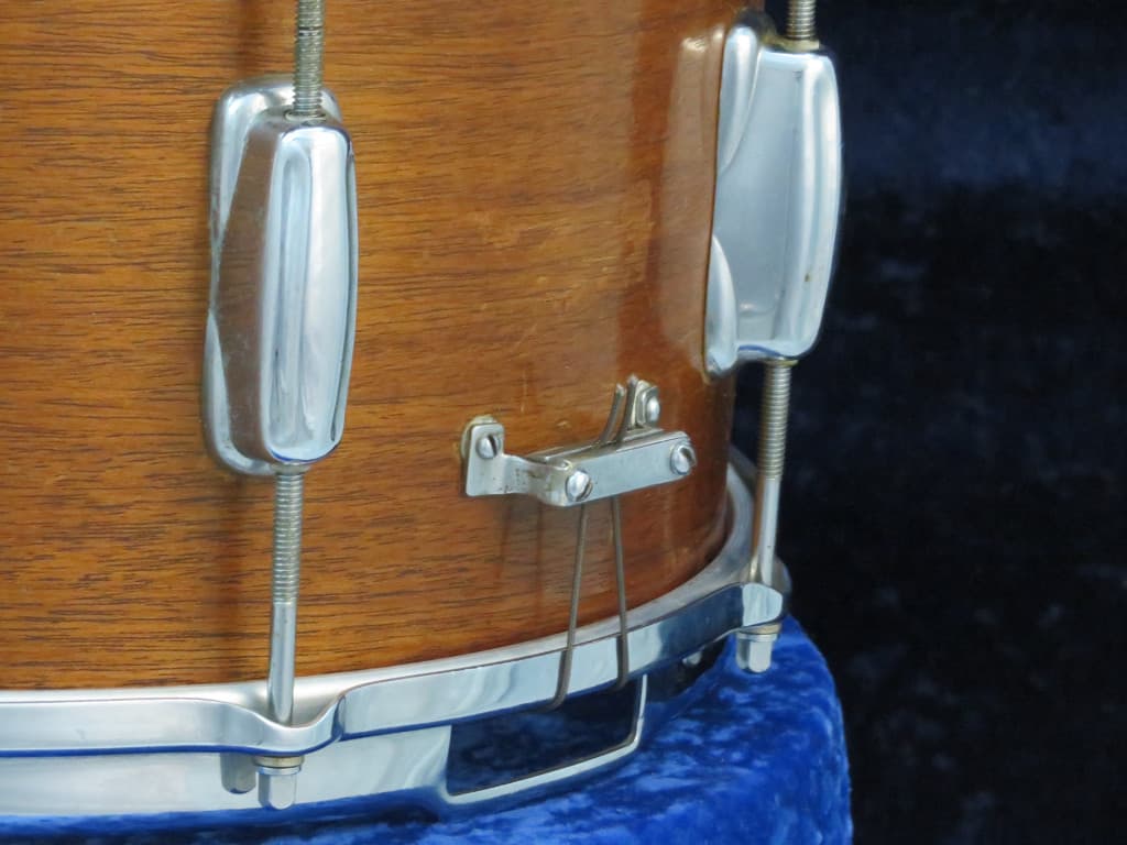Slingerland 7 x 14 Mahogany Wood Snare Drum 1950 Serial #isi9449