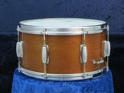 Slingerland 7 x 14 Mahogany Wood Snare Drum 1950 Serial #isi9449 Slingerland 7 x 14 Mahogany Wood Snare Drum 1950 Serial #isi9449