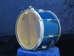 Slingerland 10 x 14 Sparkling Blue Pearl Wood Marching Snare Drum Serial #213415 Slingerland 10 x 14 Sparkling Blue Pearl Wood Marching Snare Drum Serial #213415