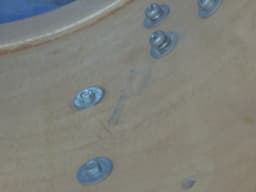 Slingerland 10 x 14 Sparkling Blue Pearl Wood Marching Snare Drum Serial #213415 Slingerland 10 x 14 Sparkling Blue Pearl Wood Marching Snare Drum Serial #213415