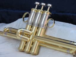 Olds Studio Model Two Tone Herald Trumpet 1966 Serial #561882 Olds Studio Model Two Tone Herald Trumpet 1966 Serial #561882