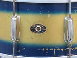 Slingerland Radio King 7 x 14 Blue and Gold Duco Wood Snare Drum 1950's Serial #isi9415 Slingerland Radio King 7 x 14 Blue and Gold Duco Wood Snare Drum 1950's Serial #isi9415