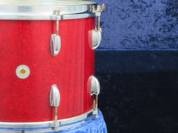 Walberg & Auge Perfection 10 x 14 Red Sparkle Wood Tenor Drum 1962 Serial #11-62 Walberg & Auge Perfection 10 x 14 Red Sparkle Wood Tenor Drum 1962 Serial #11-62