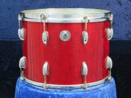 Walberg & Auge Perfection 10 x 14 Red Sparkle Wood Tenor Drum 1962 Serial #11-62 Walberg & Auge Perfection 10 x 14 Red Sparkle Wood Tenor Drum 1962 Serial #11-62