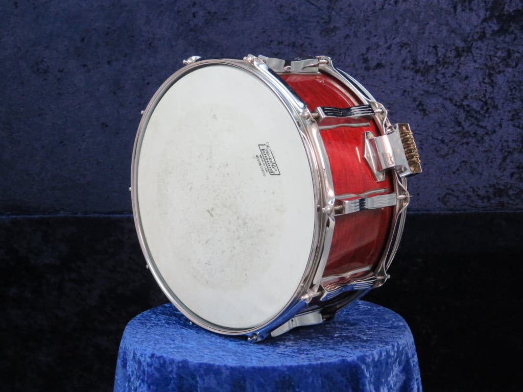 Ludwig 6.5 x 14 Mahogany Wood Snare Drum 1996 Serial #3328386