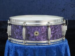 Walberg & Auge Perfection 5 x 14 Purple Diamond Pearl Wood Snare Drum 1960 Serial #9-60 Walberg & Auge Perfection 5 x 14 Purple Diamond Pearl Wood Snare Drum 1960 Serial #9-60
