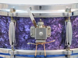Walberg & Auge Perfection 5 x 14 Purple Diamond Pearl Wood Snare Drum 1960 Serial #9-60 Walberg & Auge Perfection 5 x 14 Purple Diamond Pearl Wood Snare Drum 1960 Serial #9-60