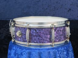 Walberg & Auge Perfection 5 x 14 Purple Diamond Pearl Wood Snare Drum 1960 Serial #9-60 Walberg & Auge Perfection 5 x 14 Purple Diamond Pearl Wood Snare Drum 1960 Serial #9-60