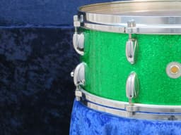 Walberg and Auge Perfection 6.5 x 15 Green Sparkle Wood Snare Drum 1964 Serial #9-64 Walberg and Auge Perfection 6.5 x 15 Green Sparkle Wood Snare Drum 1964 Serial #9-64
